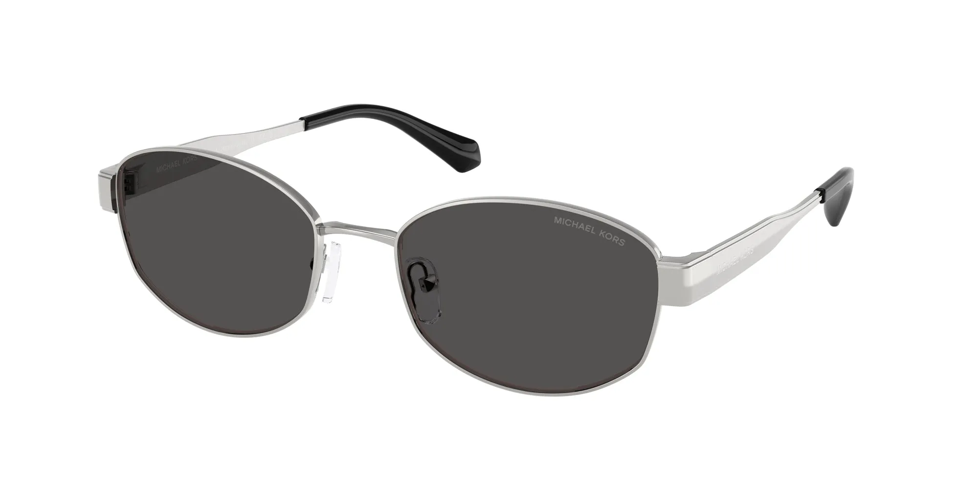 Michael Kors MK1161 MONTE CARLO 189387 Occhiali da sole Metallo Argento Grigio Rotonda Normale - immagine 1