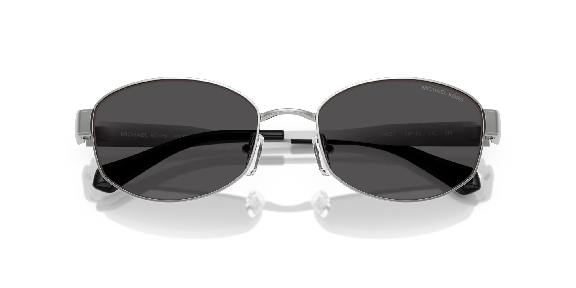 Michael Kors MK1161 MONTE CARLO 189387 Occhiali da sole Metallo Argento Grigio Rotonda Normale - immagine 2