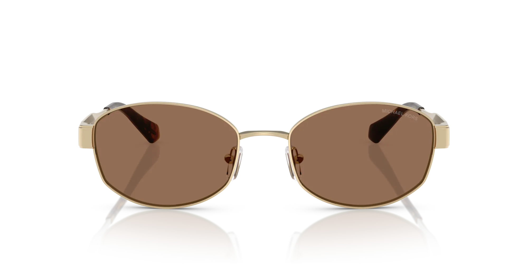 Michael Kors MK1161 MONTE CARLO 101473 Occhiali da sole Metallo Oro Marrone Rotonda Normale - immagine 3