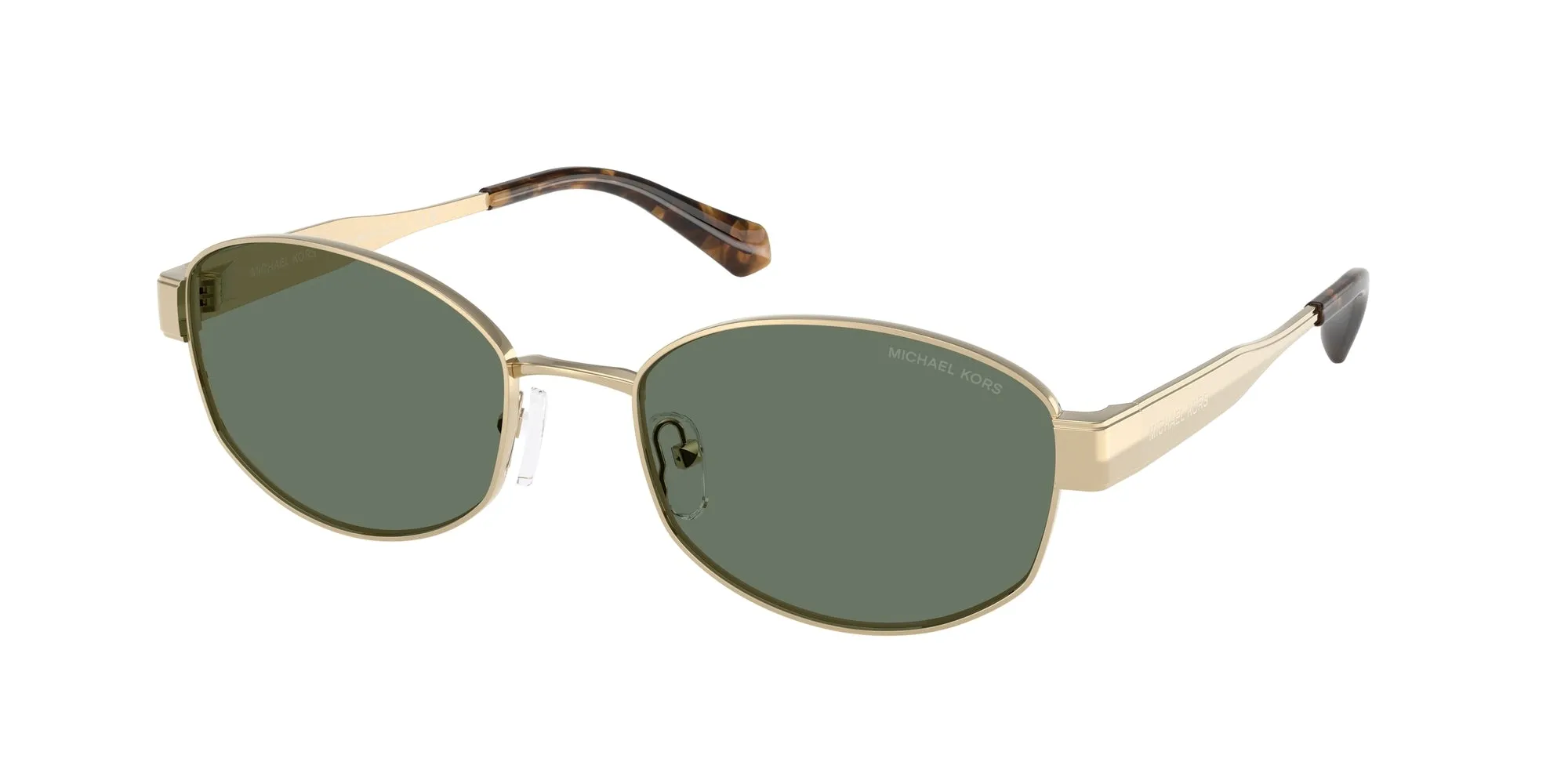 Michael Kors MK1161 MONTE CARLO 10143H Occhiali da sole Metallo Oro Verde Rotonda Normale - immagine 1