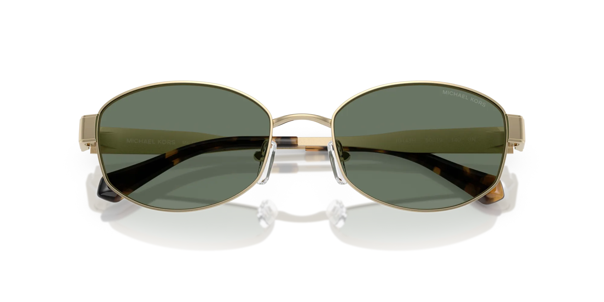 Michael Kors MK1161 MONTE CARLO 10143H Occhiali da sole Metallo Oro Verde Rotonda Normale - immagine 2