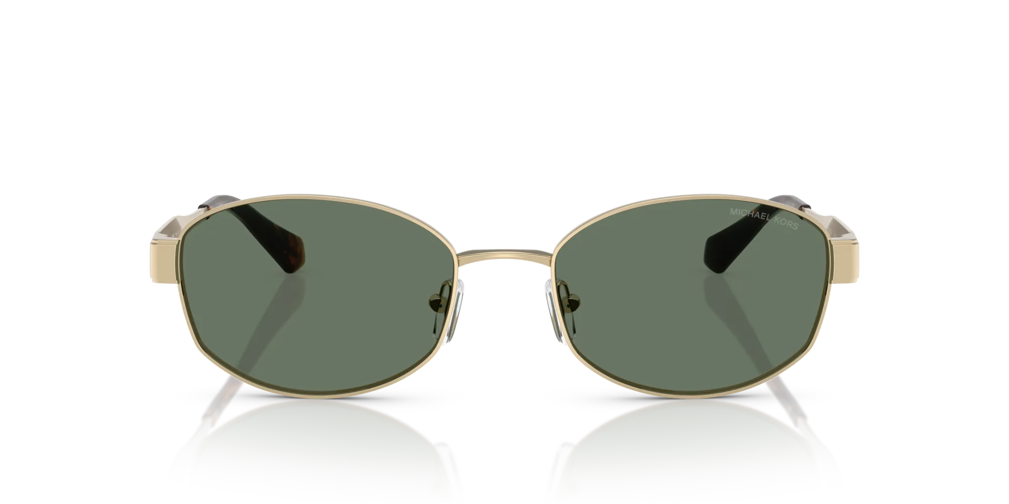 Michael Kors MK1161 MONTE CARLO 10143H Occhiali da sole Metallo Oro Verde Rotonda Normale - immagine 3