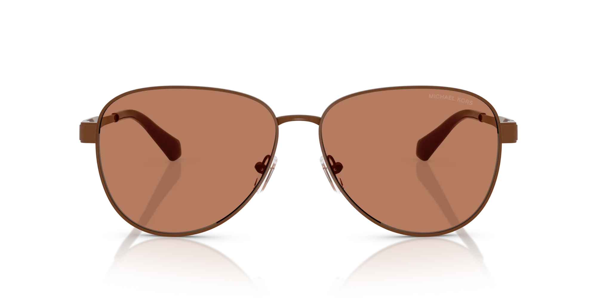 Michael Kors MK1160 BIARRITZ 1902/3 Occhiali da sole Metallo Marrone Pilot Normale - immagine 3