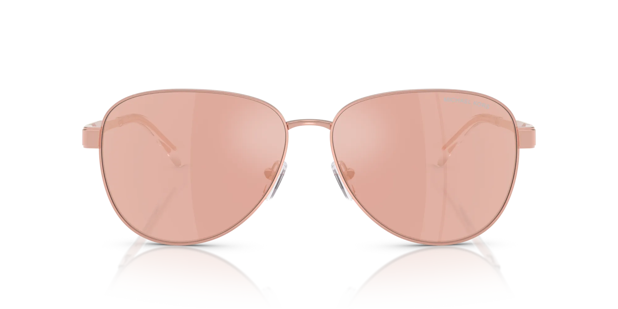 Michael Kors MK1160 BIARRITZ 11086X Occhiali da sole Metallo Oro Oro Pilot Specchiate - immagine 3