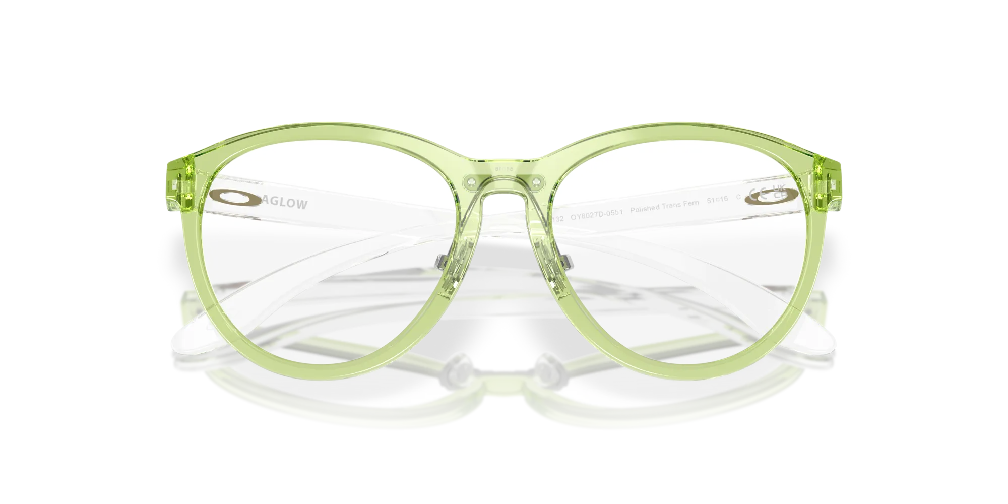 Oakley OY8027D AGLOW 802705 Montature da vista O_Matter Verde Rotonda Normale - immagine 2