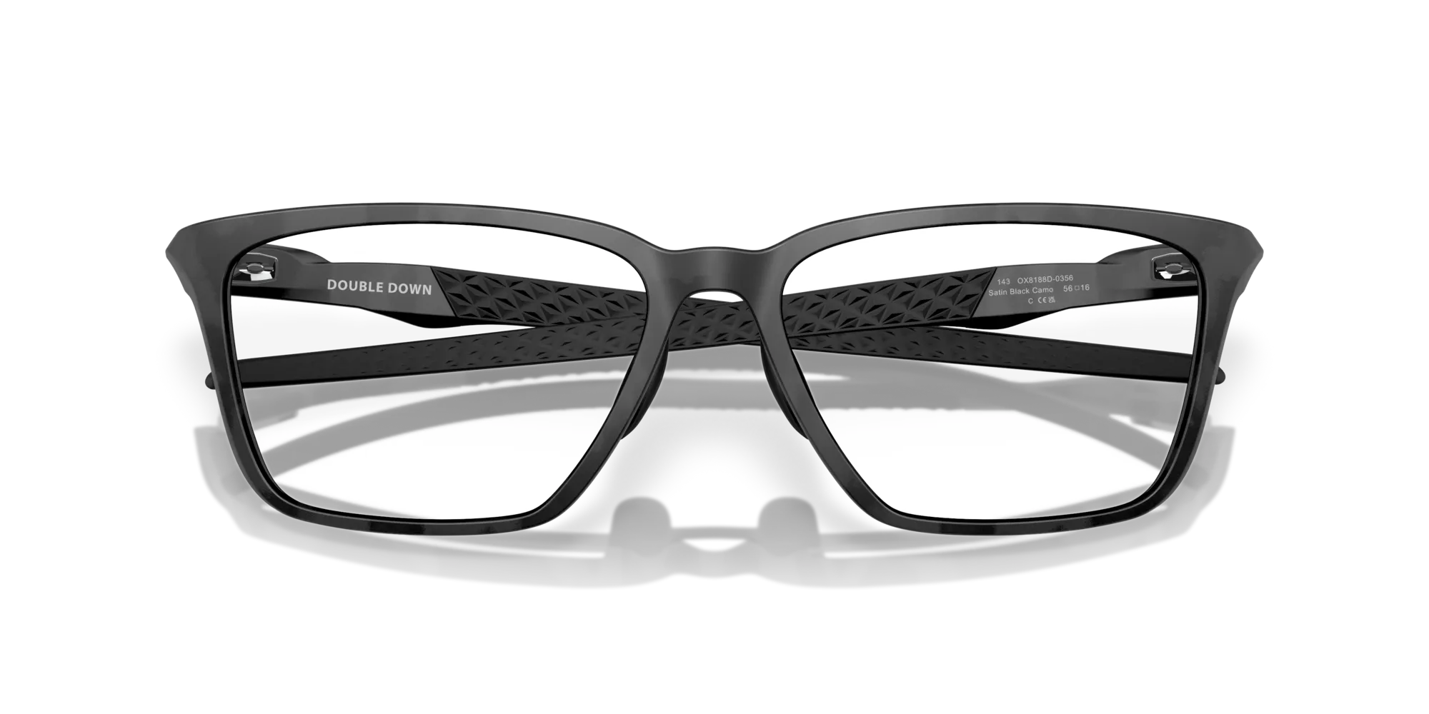 Oakley OX8188D DOUBLE DOWN 818803 Montature da vista O_Matter Nero Squadrata Normale - immagine 2