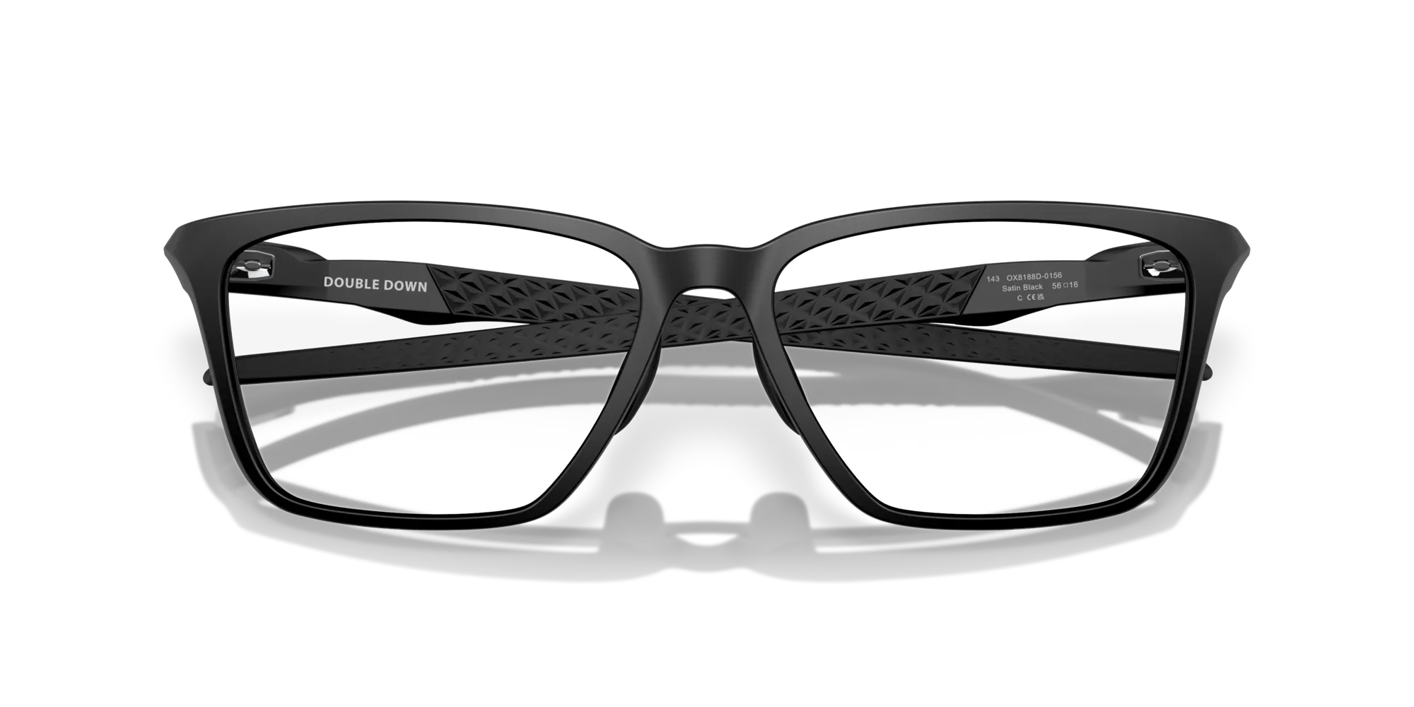 Oakley OX8188D DOUBLE DOWN 818801 Montature da vista O_Matter Nero Squadrata Normale - immagine 2