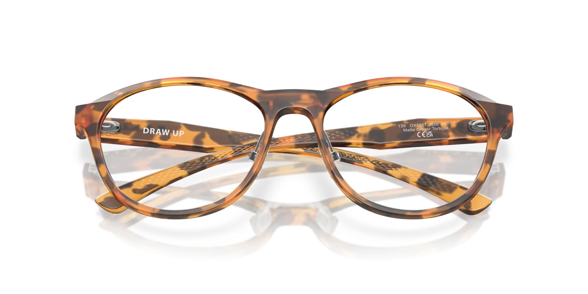 Oakley OX8057 DRAW UP 805708 Montature da vista O_Matter Arancione Rotonda Normale - immagine 2