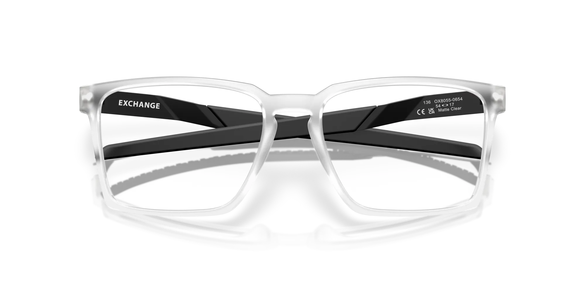 Oakley OX8055 EXCHANGE 805506 Montature da vista O_Matter Trasparente Squadrata Normale - immagine 2