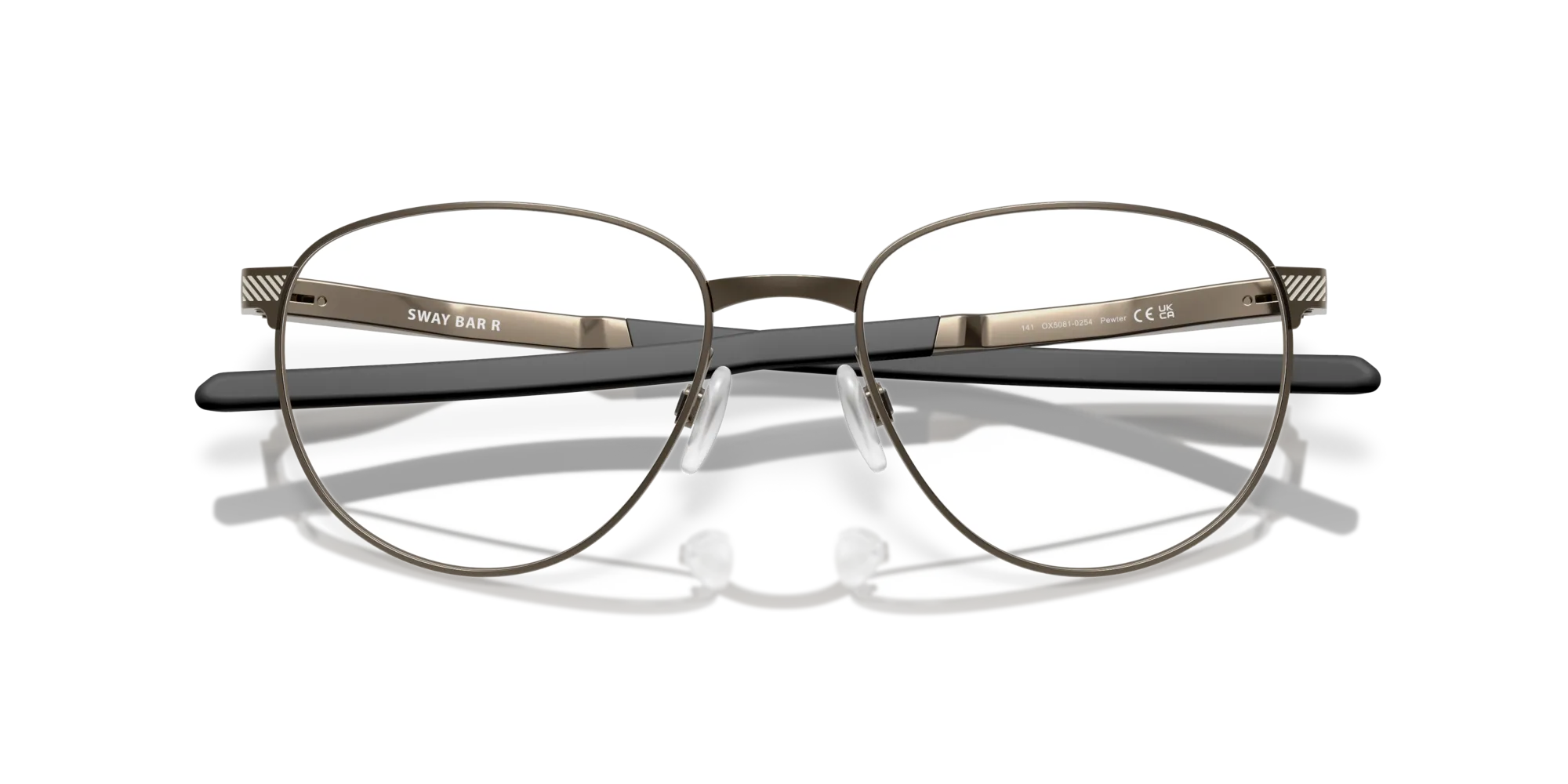 Oakley OX5081 SWAY BAR R 508102 Montature da vista Titanio Grigio Rotonda Normale - immagine 2