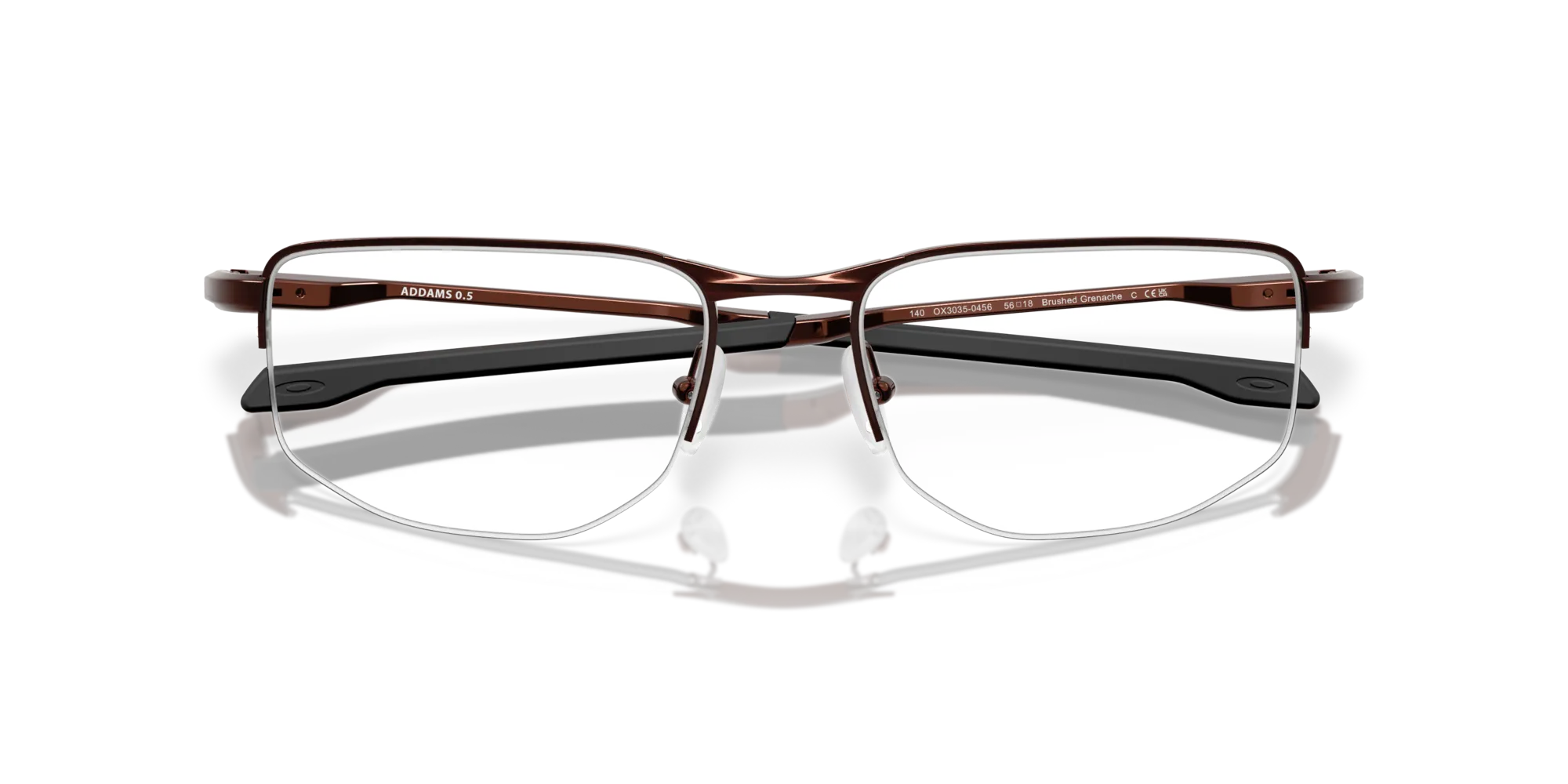 Oakley OX3035 ADDAMS 0.5 303504 Montature da vista Metallo Rosso Squadrata Normale - immagine 2