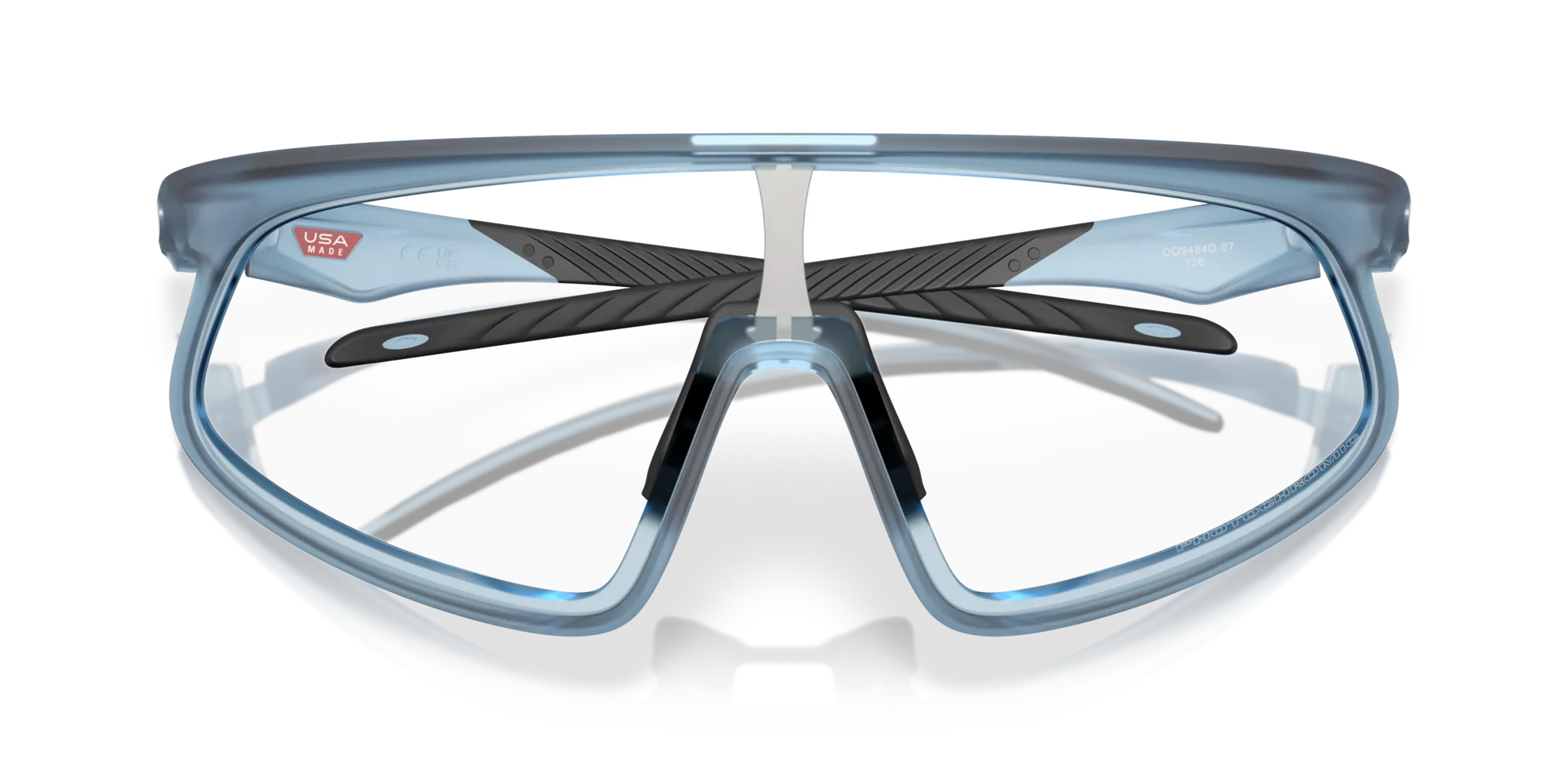 Oakley OO9484D RSLV 948407 Occhiali da sole O_Matter Blu Grigio Squadrata Fotocromatiche - immagine 2