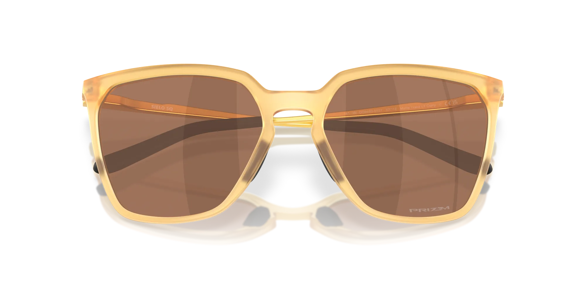 Oakley OO9480 SIELO SQ 948005 Occhiali da sole O_Matter Arancione Marrone Squadrata Normale - immagine 2