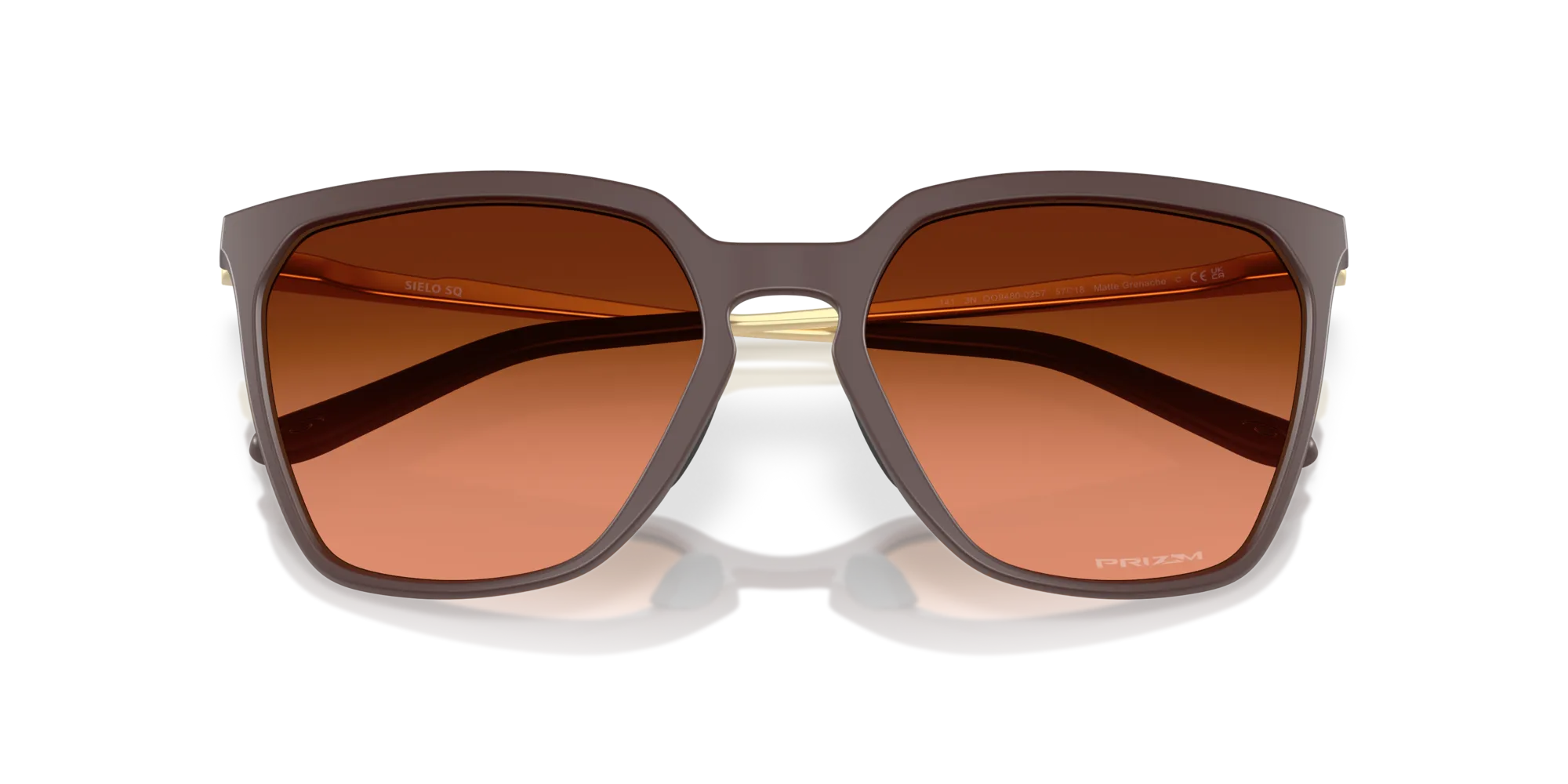 Oakley OO9480 SIELO SQ 948002 Occhiali da sole O_Matter Rosso Marrone Squadrata Normale Sfumato - immagine 2