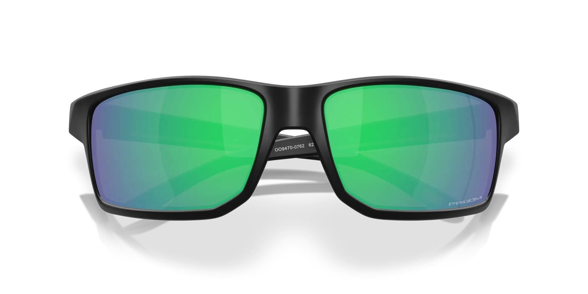 Oakley OO9470 GIBSTON XL 947007 Occhiali da sole O_Matter Nero Verde Squadrata Normale - immagine 2