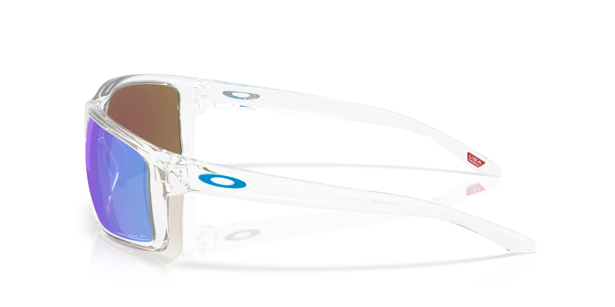 Oakley OO9470 GIBSTON XL 947005 Occhiali da sole O_Matter Trasparente Blu Squadrata Polarizzata - immagine 4