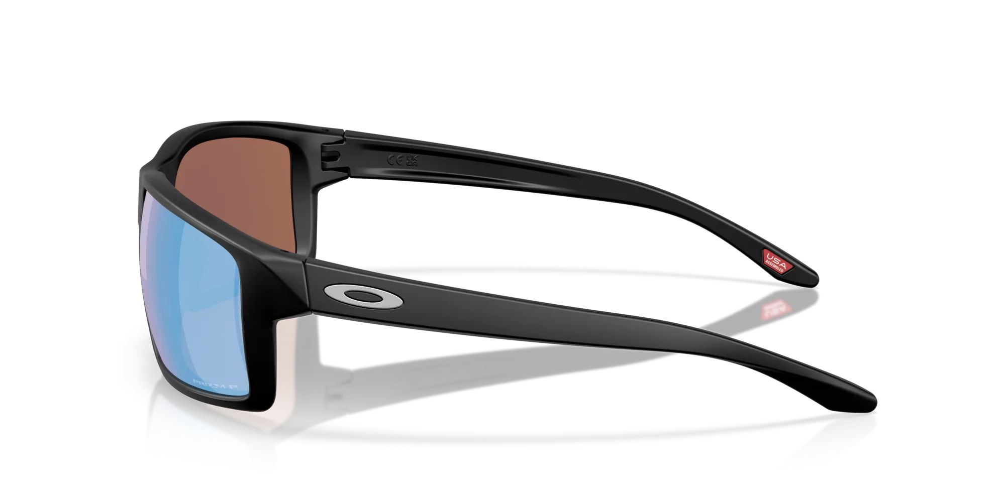 Oakley OO9470 GIBSTON XL 947004 Occhiali da sole O_Matter Nero Blu Squadrata Polarizzata - immagine 4