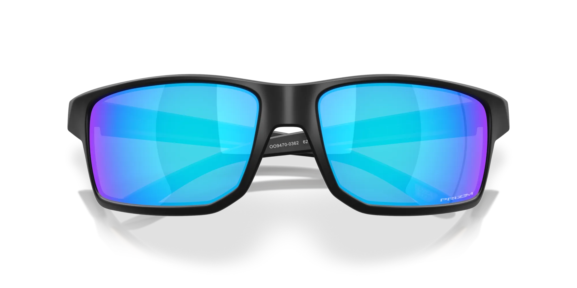 Oakley OO9470 GIBSTON XL 947003 Occhiali da sole O_Matter Nero Blu Squadrata Normale - immagine 2