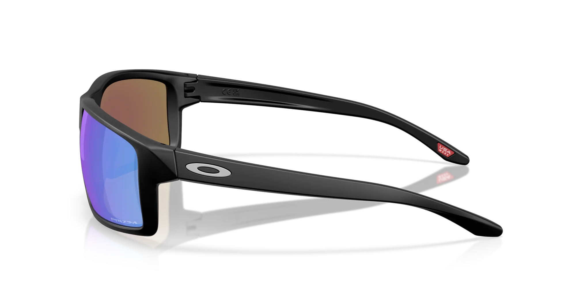 Oakley OO9470 GIBSTON XL 947003 Occhiali da sole O_Matter Nero Blu Squadrata Normale - immagine 4