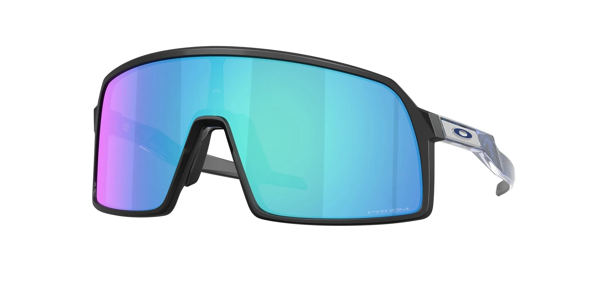 Oakley OO9462 SUTRO S 946214 Occhiali da sole O_Matter Nero Blu Maschera Normale - immagine 1