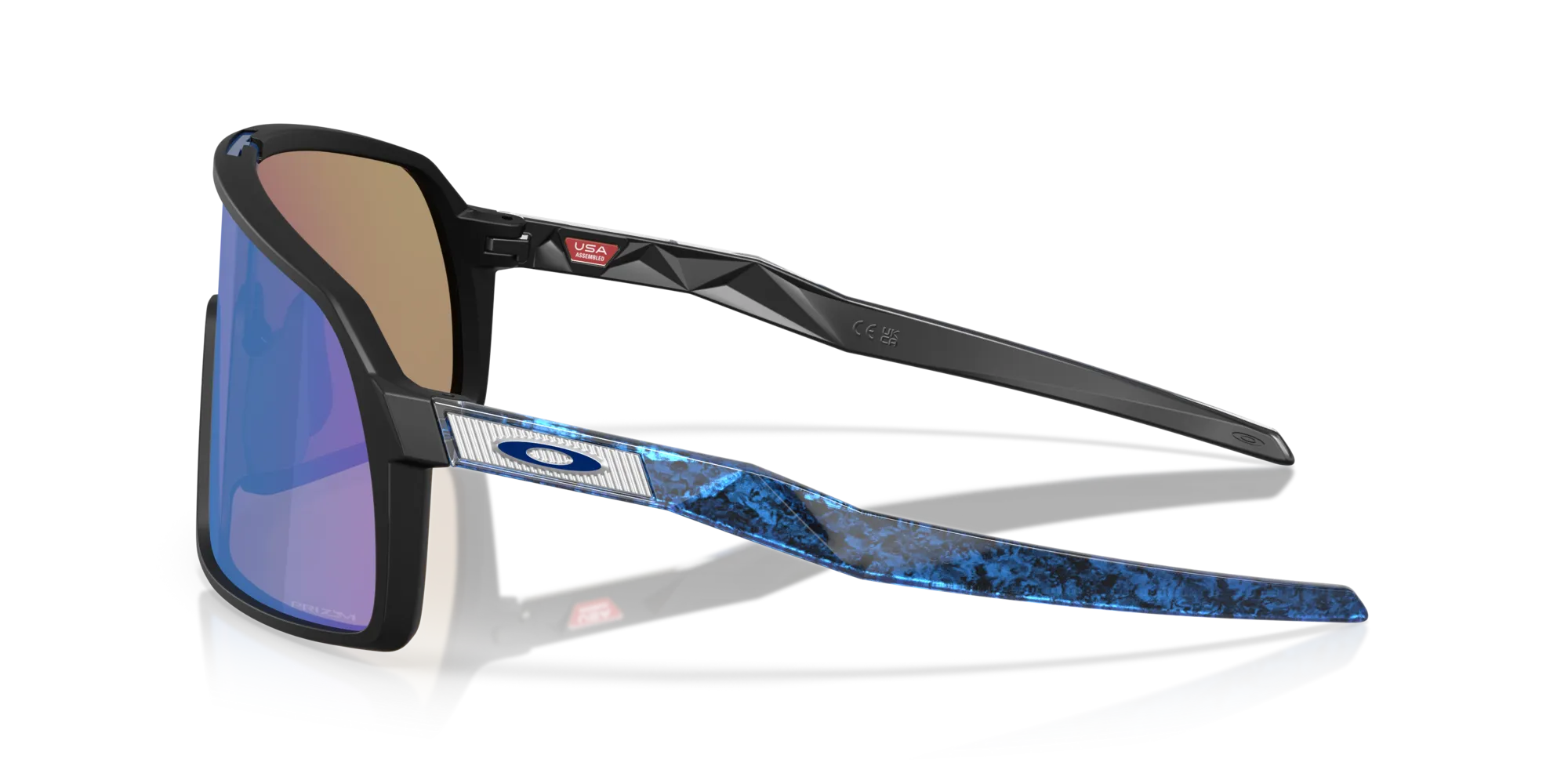 Oakley OO9462 SUTRO S 946214 Occhiali da sole O_Matter Nero Blu Maschera Normale - immagine 4