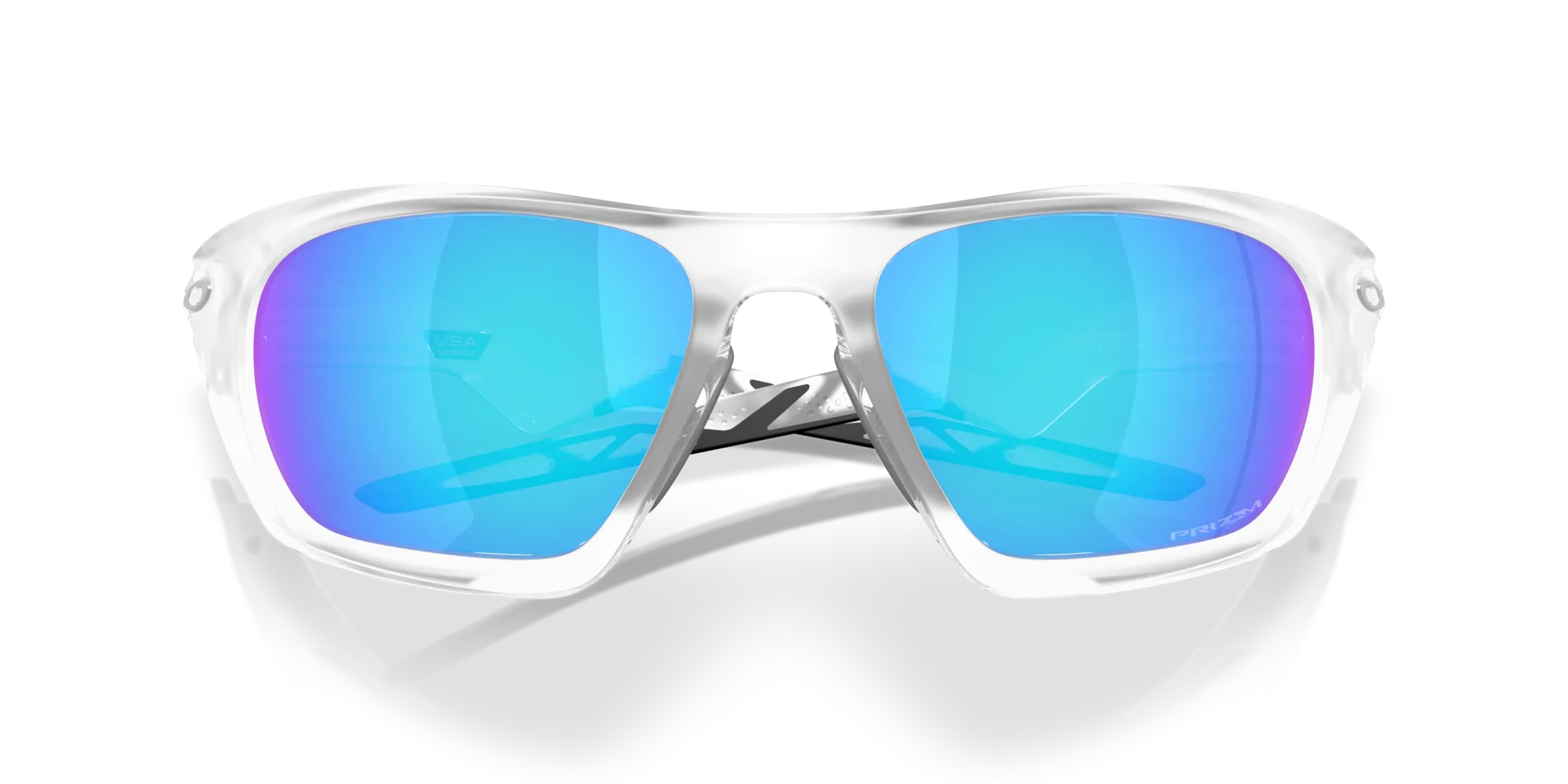 Oakley OO9431 LATERALIS 943106 Occhiali da sole O_Matter Trasparente Blu Squadrata Normale - immagine 2