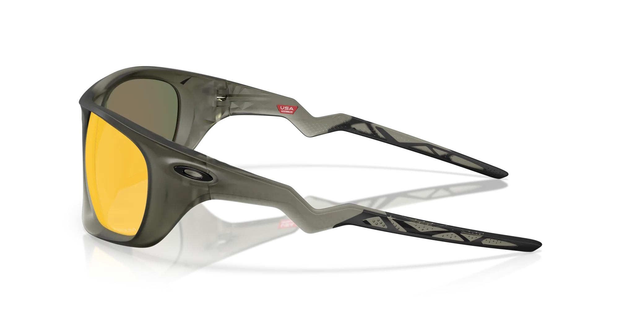 Oakley OO9431 LATERALIS 943104 Occhiali da sole O_Matter Verde Rosso Squadrata Normale - immagine 4