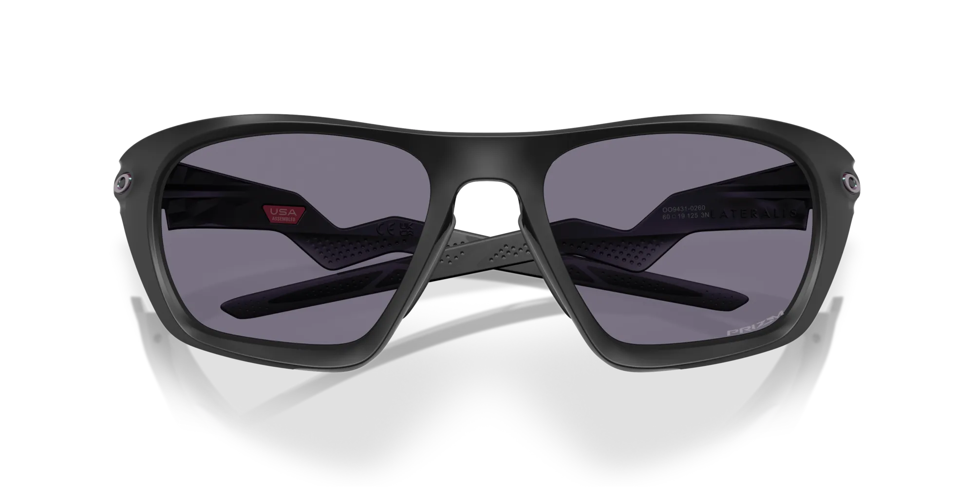 Oakley OO9431 LATERALIS 943102 Occhiali da sole O_Matter Nero Grigio Squadrata Normale - immagine 2