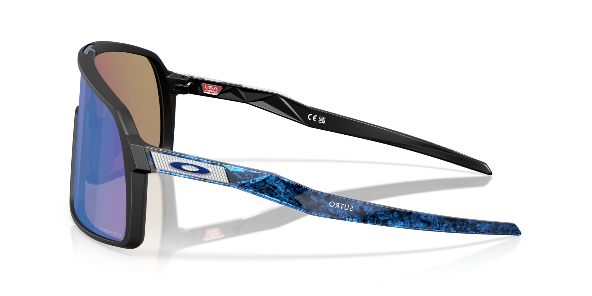 Oakley OO9406 SUTRO 9406C0 Occhiali da sole O_Matter Nero Blu Maschera Normale - immagine 4