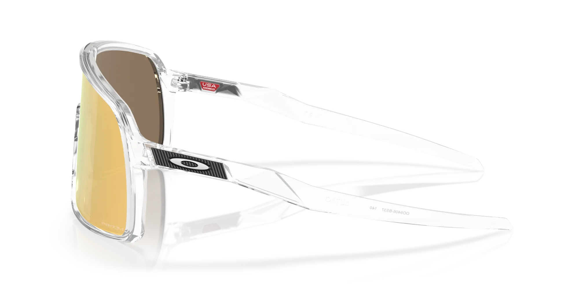 Oakley OO9406 SUTRO 9406B5 Occhiali da sole O_Matter Trasparente Oro Maschera Normale - immagine 4