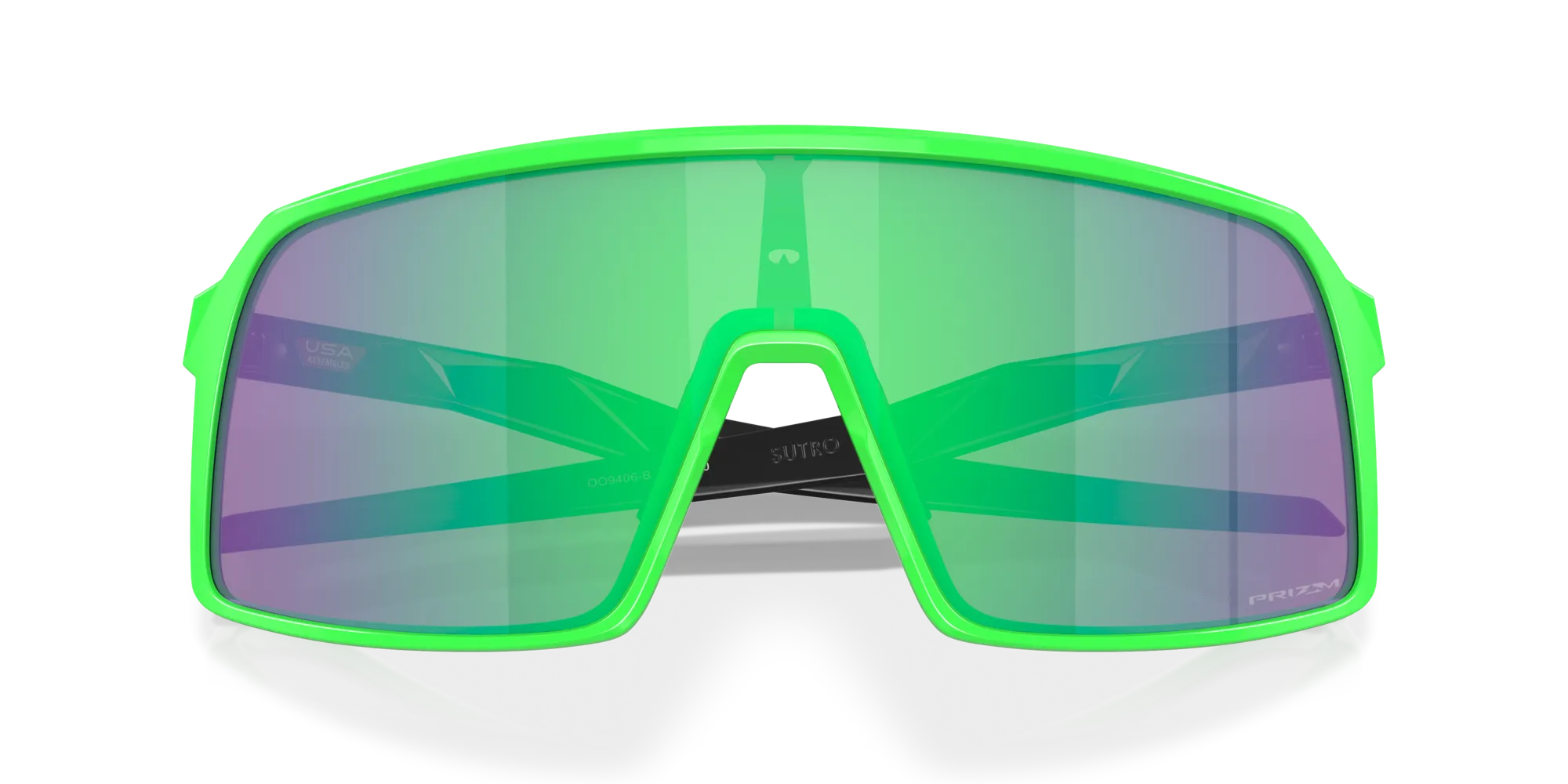 Oakley OO9406 SUTRO 9406B4 Occhiali da sole O_Matter Verde Verde Maschera Normale - immagine 2