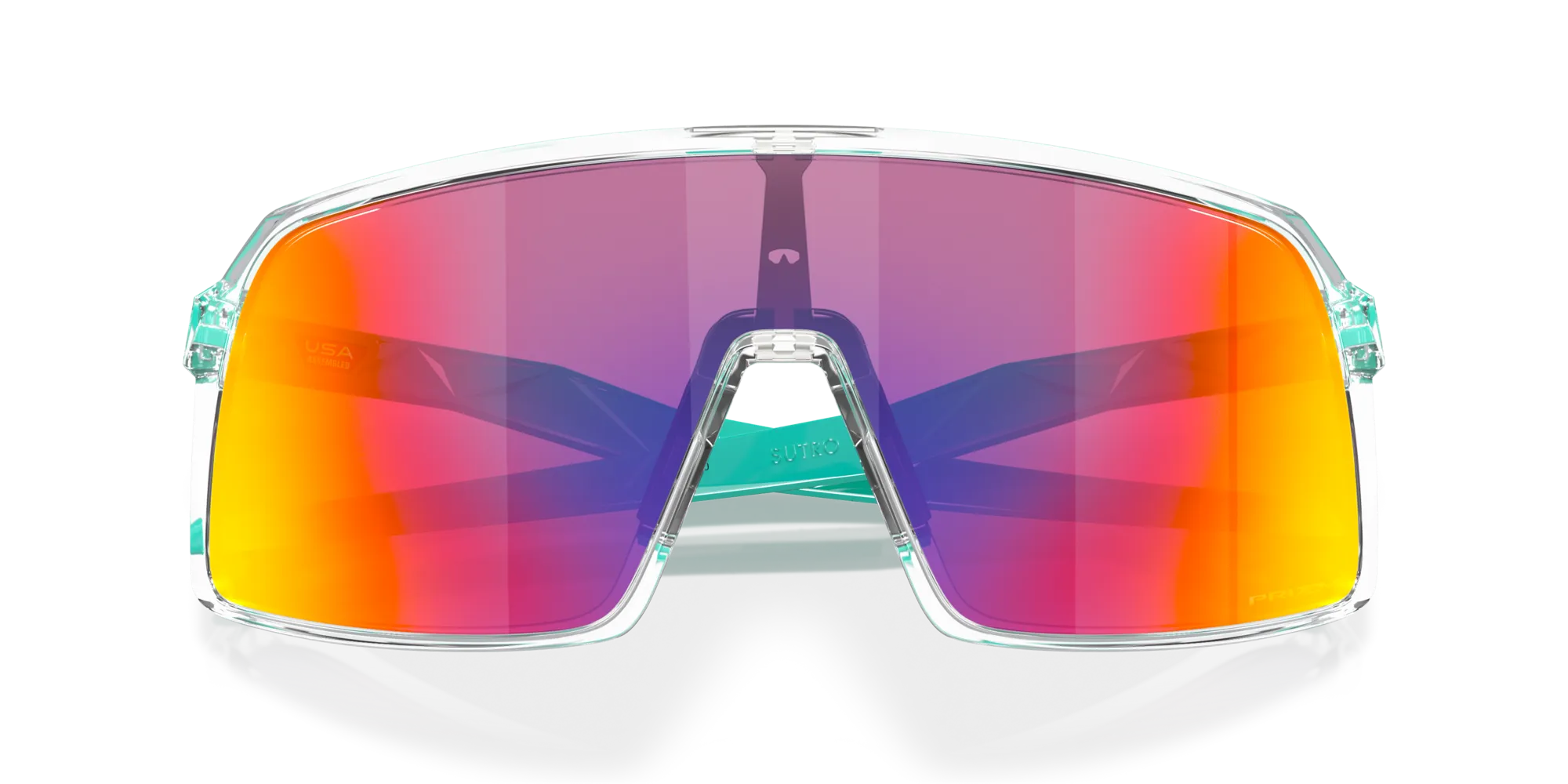Oakley OO9406 SUTRO 9406B3 Occhiali da sole O_Matter Trasparente Viola Maschera Normale - immagine 2