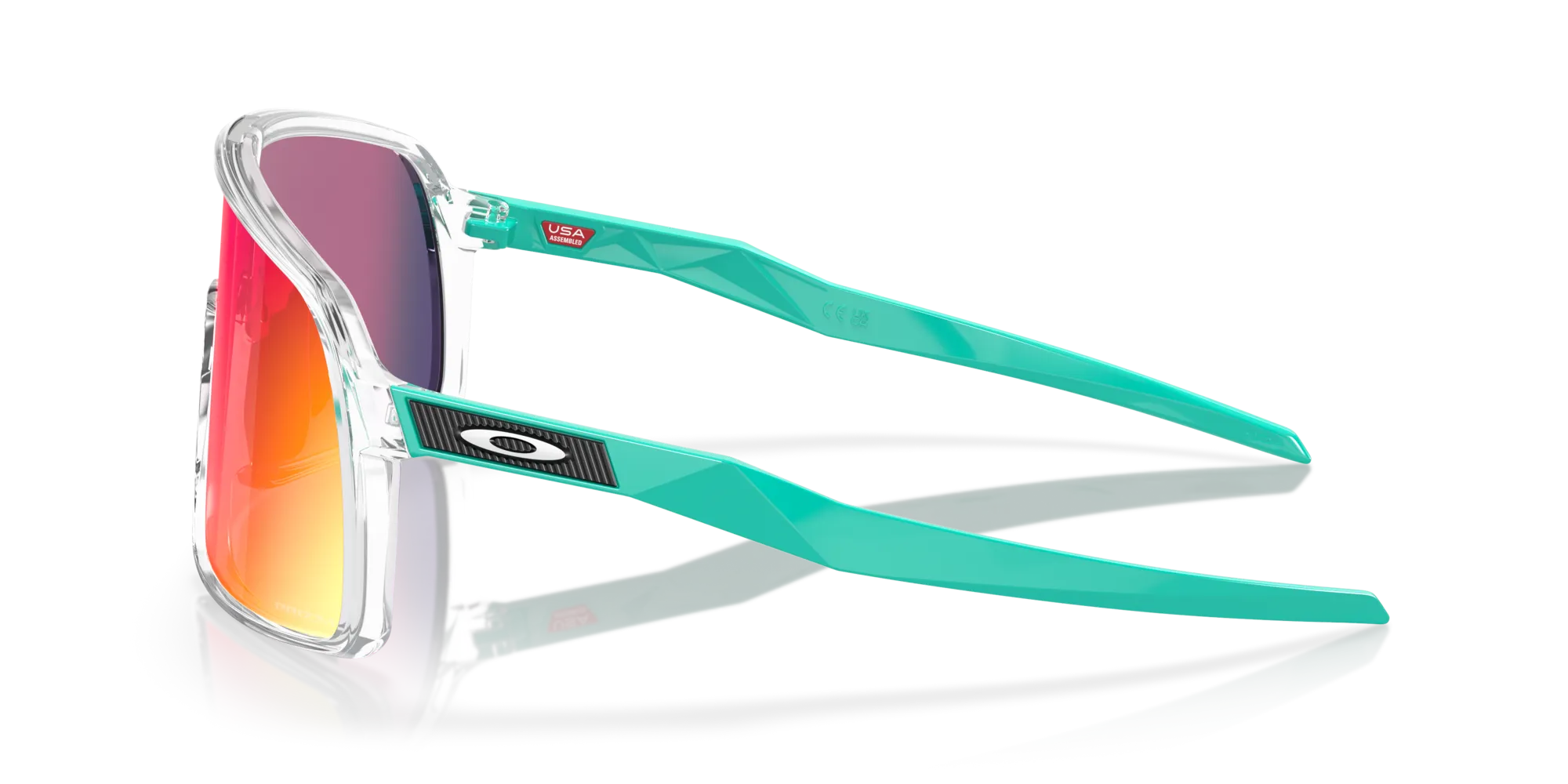 Oakley OO9406 SUTRO 9406B3 Occhiali da sole O_Matter Trasparente Viola Maschera Normale - immagine 4