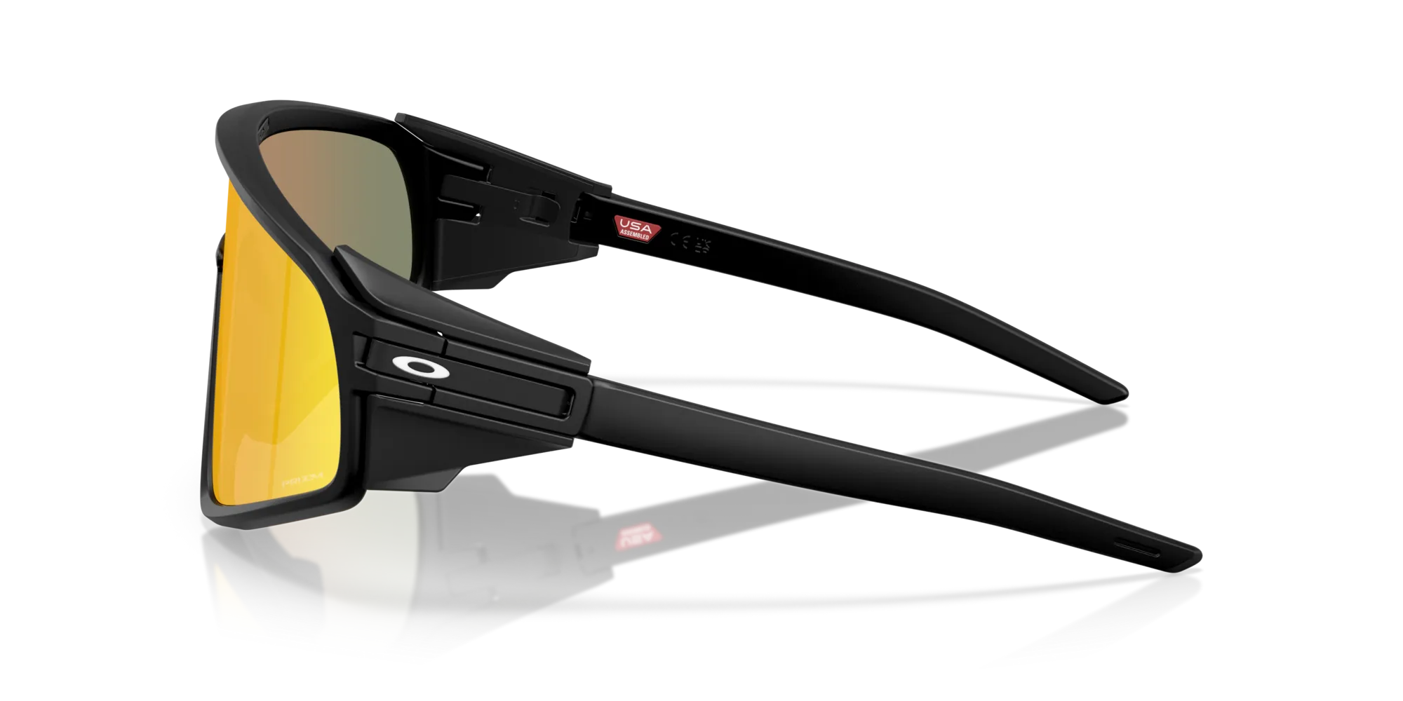 Oakley OO9404 LATCH PANEL 940416 Occhiali da sole O_Matter Nero Rosso Maschera Normale - immagine 4