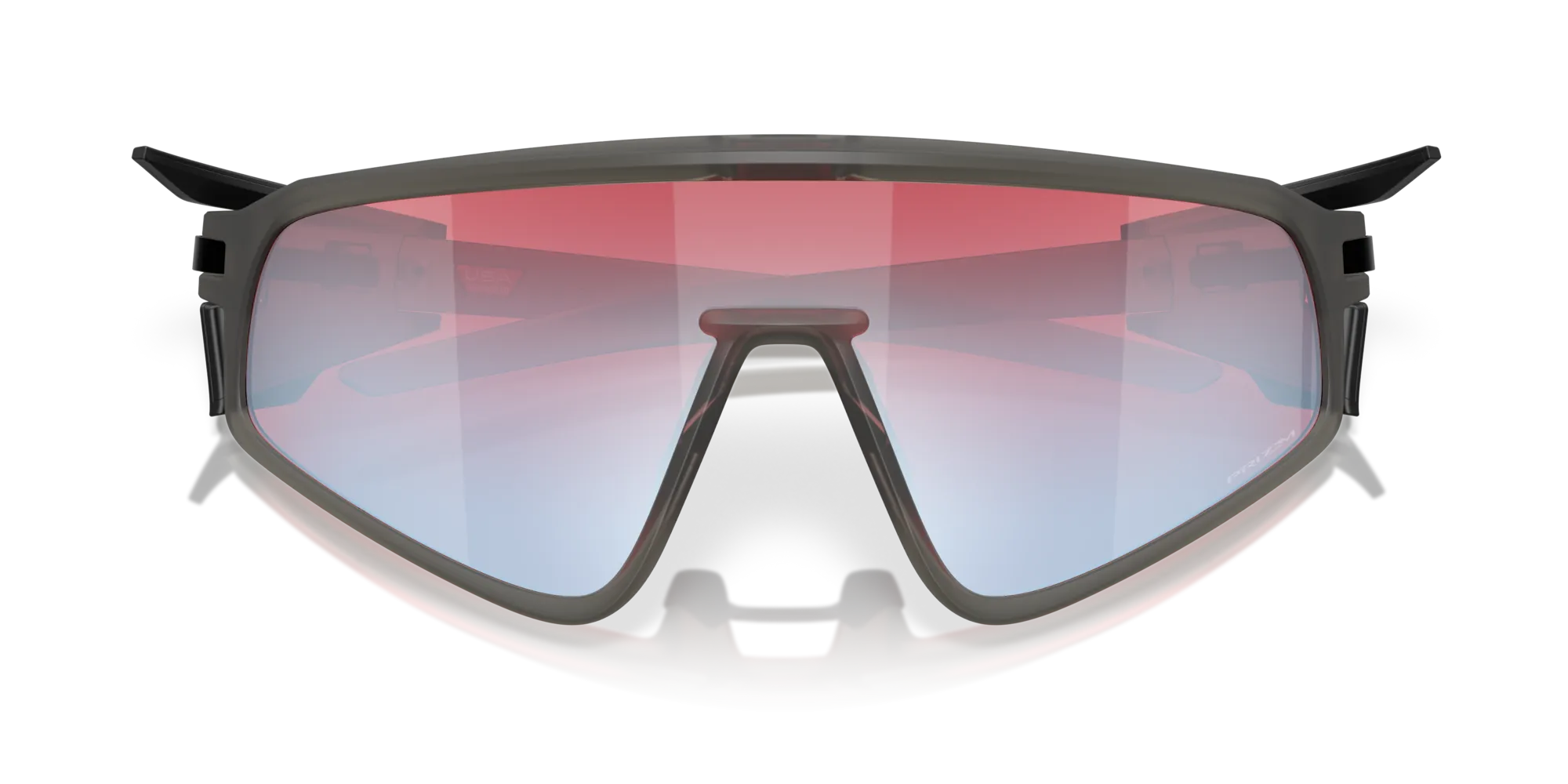 Oakley OO9404 LATCH PANEL 940412 Occhiali da sole O_Matter Grigio Rosso Maschera Normale - immagine 2