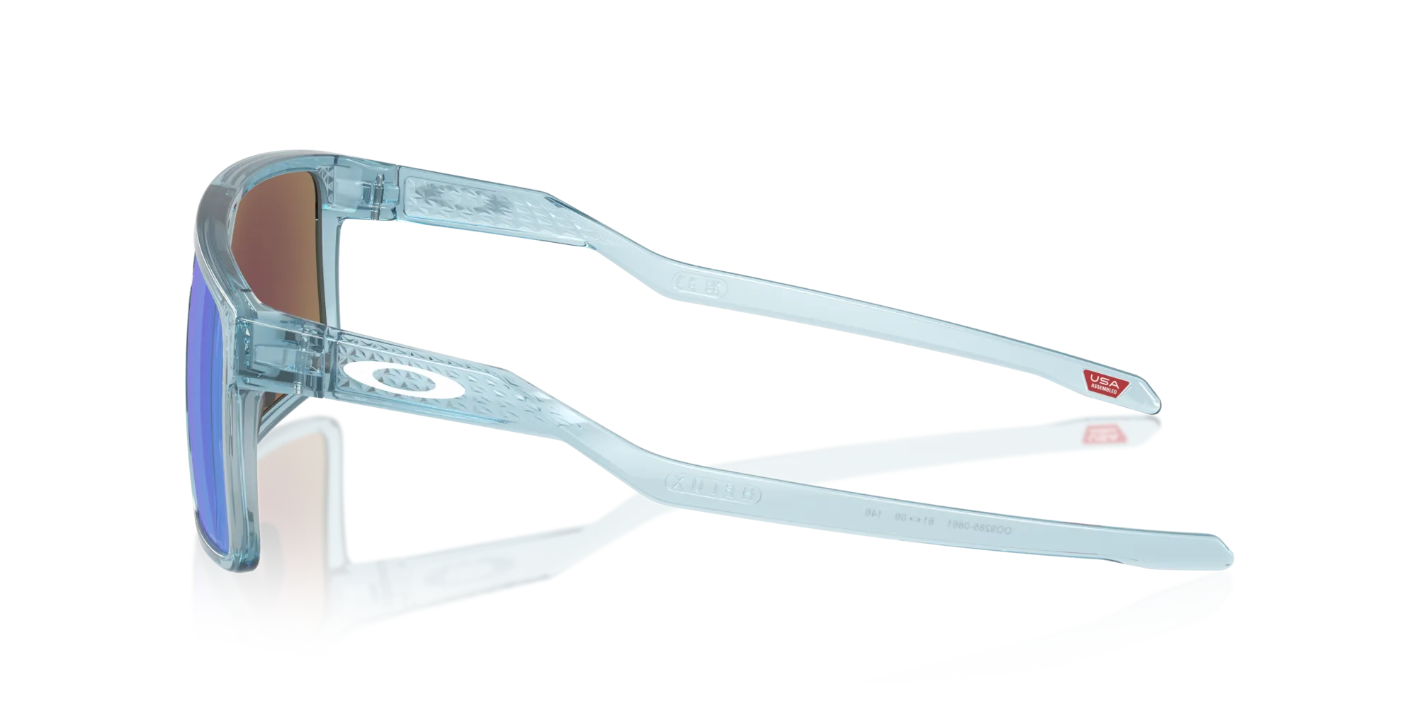 Oakley OO9285 HELUX 928508 Occhiali da sole O_Matter Grigio Blu Squadrata Normale - immagine 4