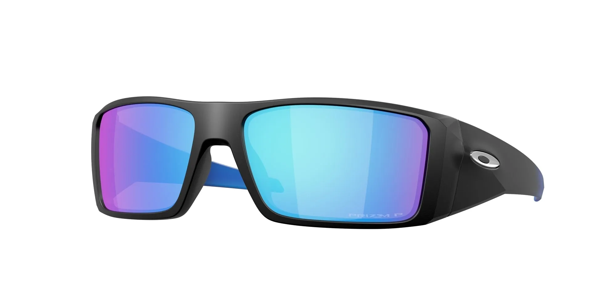 Oakley OO9231 HELIOSTAT 923123 Occhiali da sole O_Matter Nero Blu Squadrata Polarizzata - immagine 1