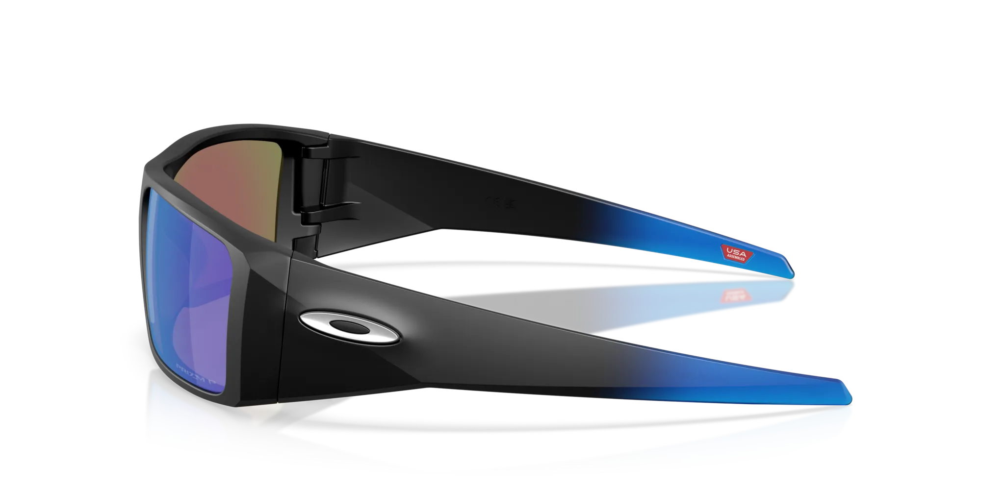 Oakley OO9231 HELIOSTAT 923123 Occhiali da sole O_Matter Nero Blu Squadrata Polarizzata - immagine 4