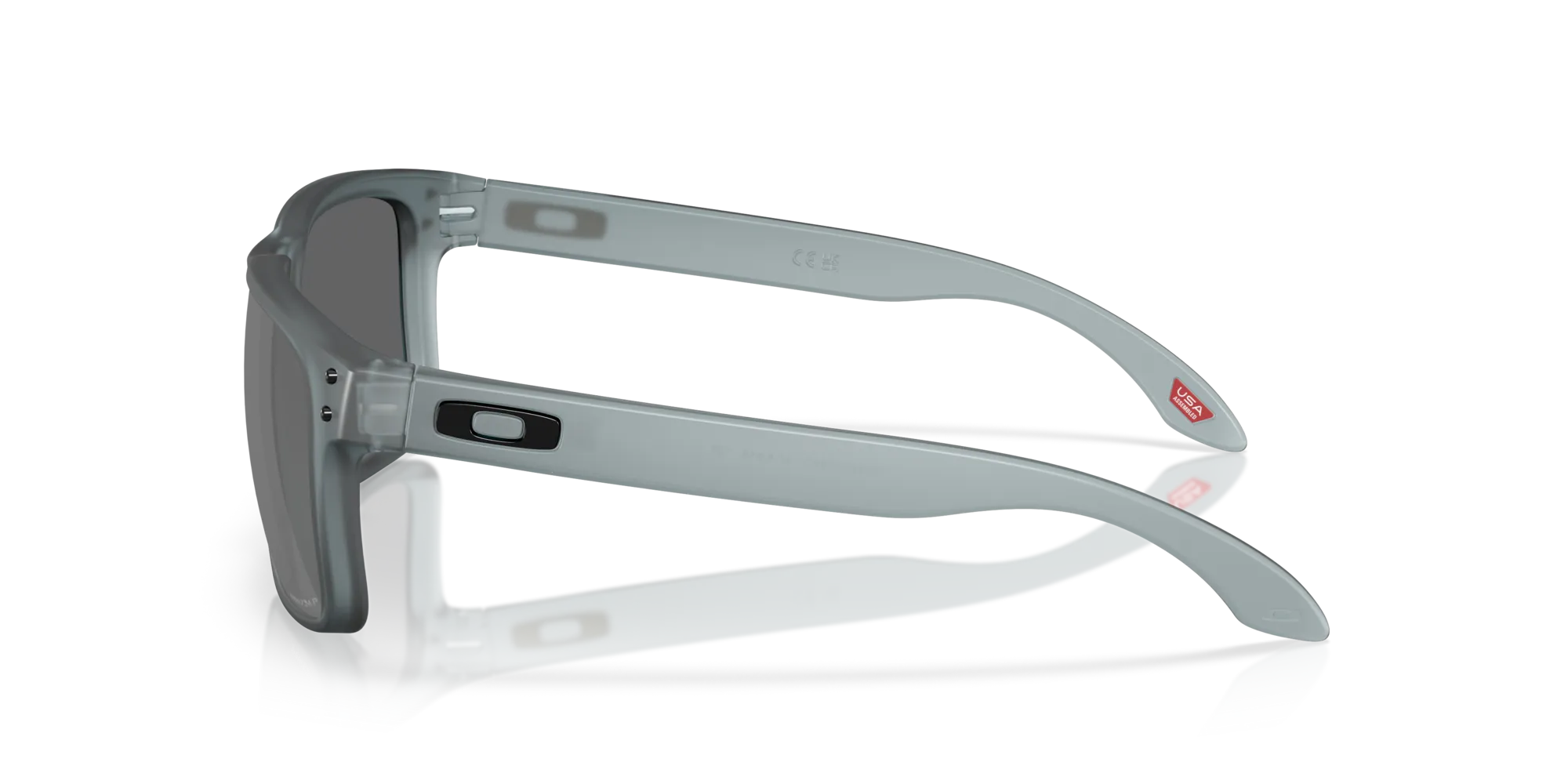 Oakley OO9102 HOLBROOK 9102Z4 Occhiali da sole O_Matter Grigio Grigio Squadrata Polarizzata - immagine 4