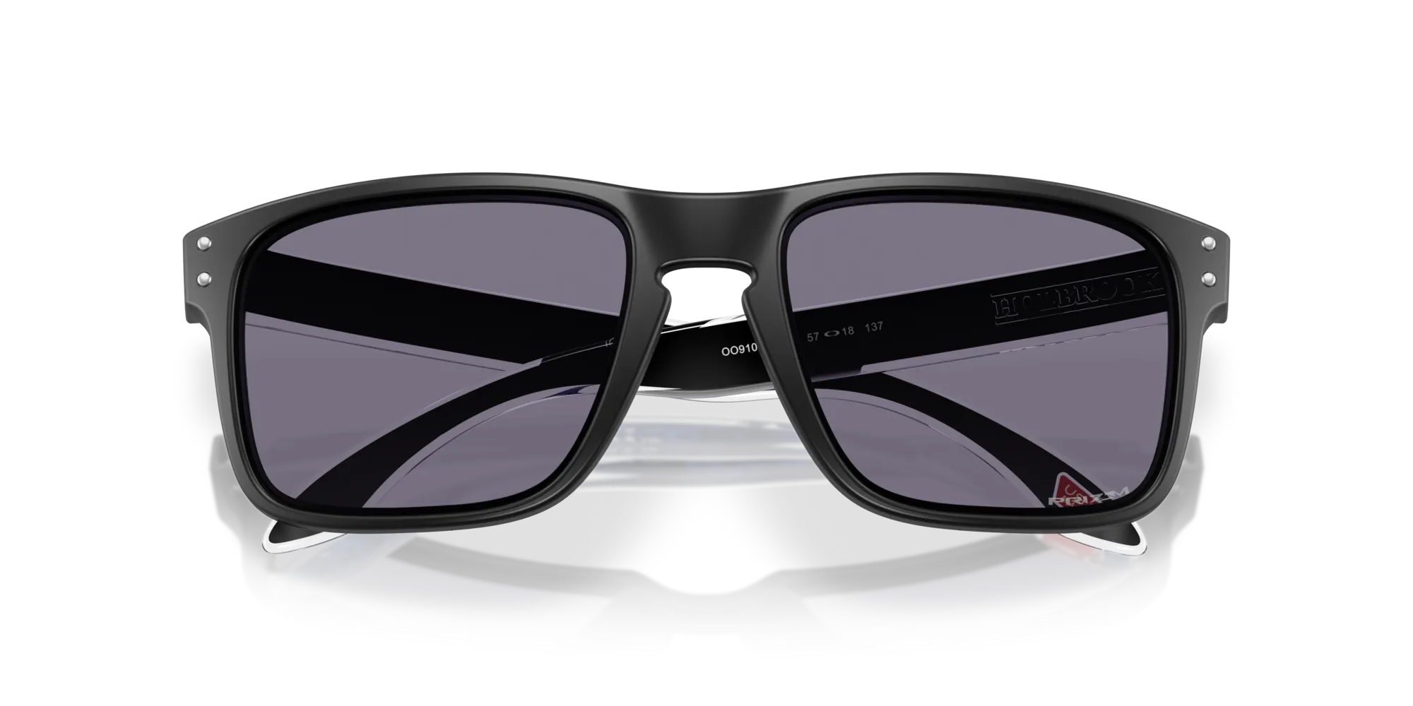 Oakley OO9102 HOLBROOK 9102Z3 Occhiali da sole O_Matter Nero Grigio Squadrata Normale - immagine 2
