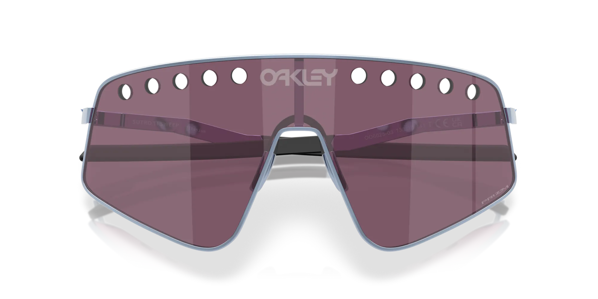 Oakley OO6025 SUTRO TI SWEEP 602504 Occhiali da sole Titanio Blu Grigio Squadrata Normale - immagine 2