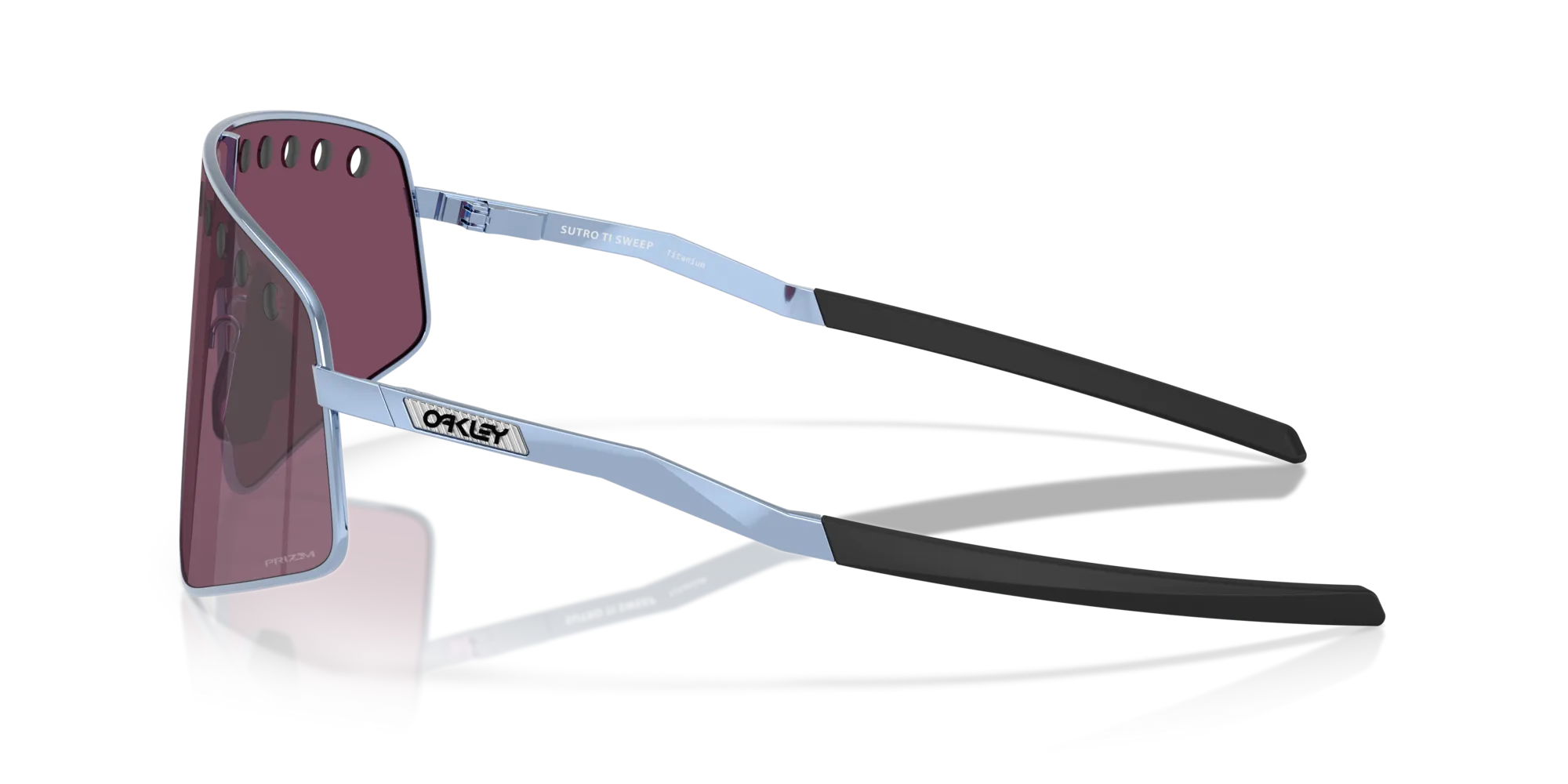 Oakley OO6025 SUTRO TI SWEEP 602504 Occhiali da sole Titanio Blu Grigio Squadrata Normale - immagine 4