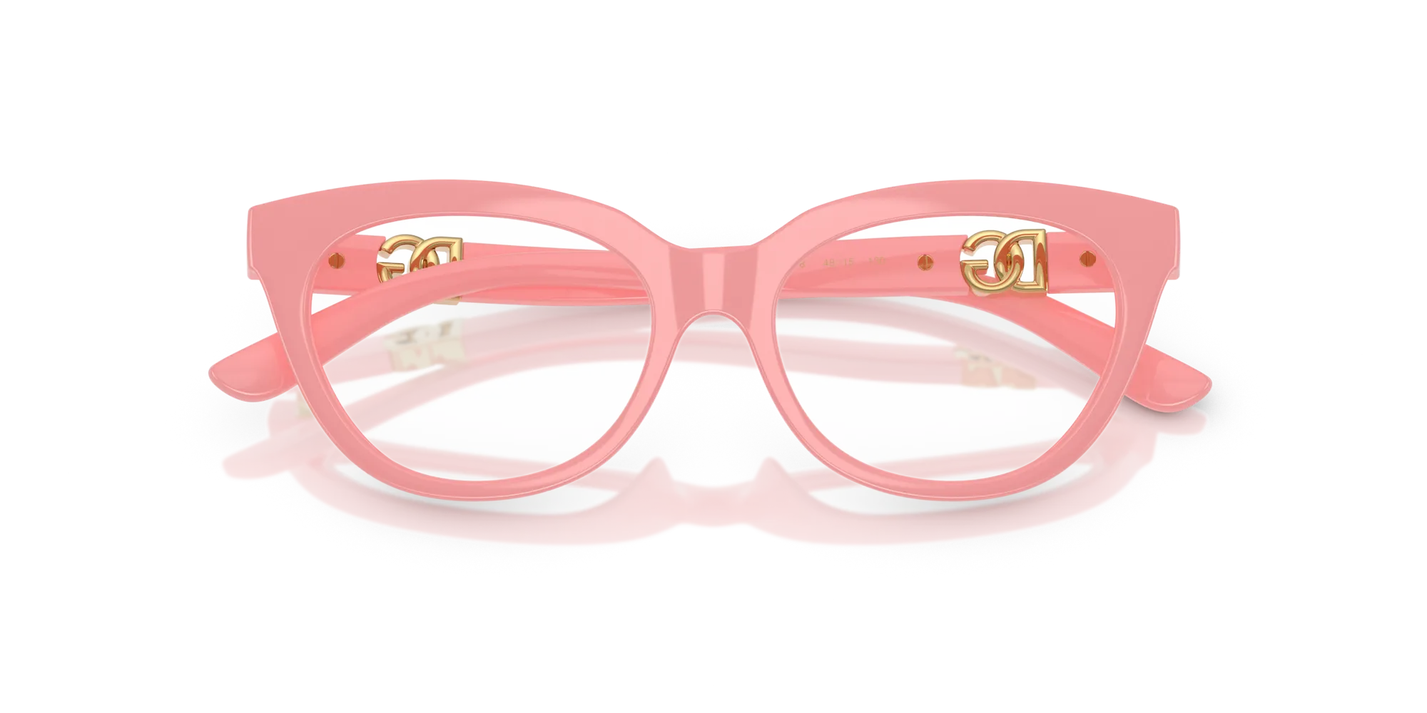 Dolce & Gabbana DX5005U 3098 Montature da vista bambino Iniettato Rosa Farfalla Normale - immagine 2