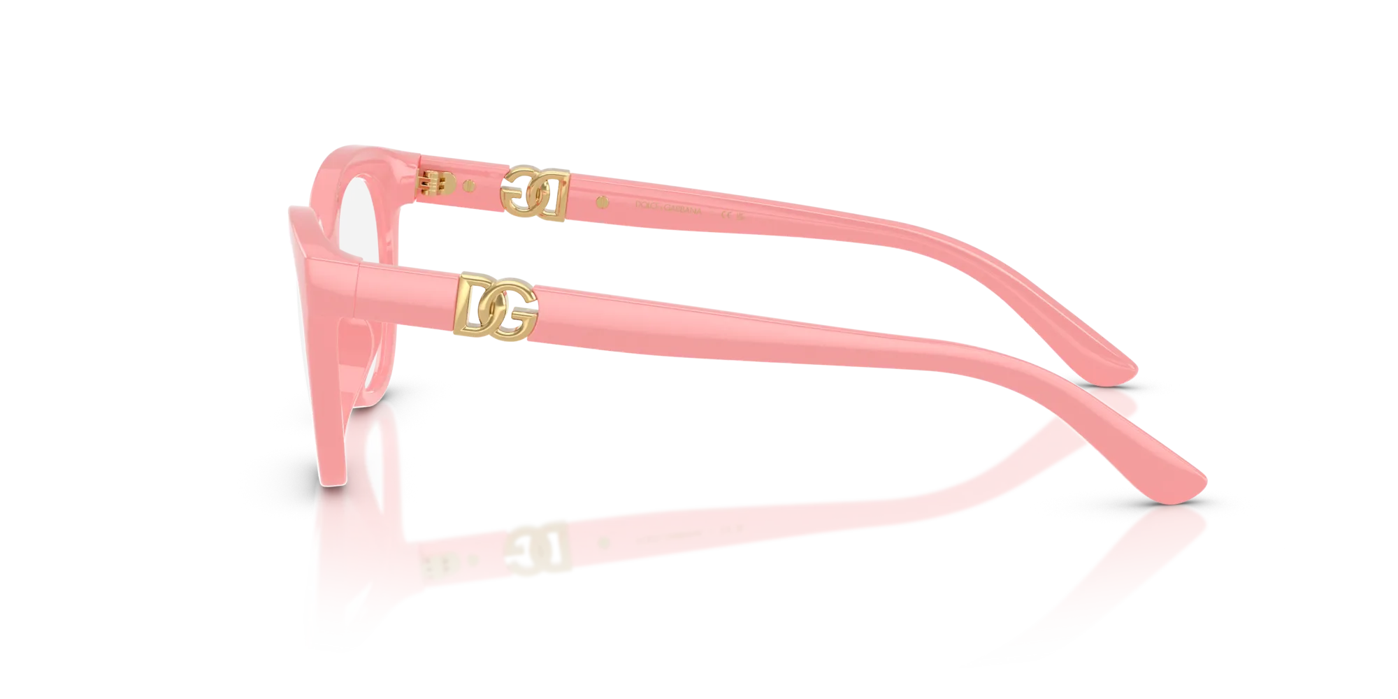 Dolce & Gabbana DX5005U 3098 Montature da vista bambino Iniettato Rosa Farfalla Normale - immagine 4