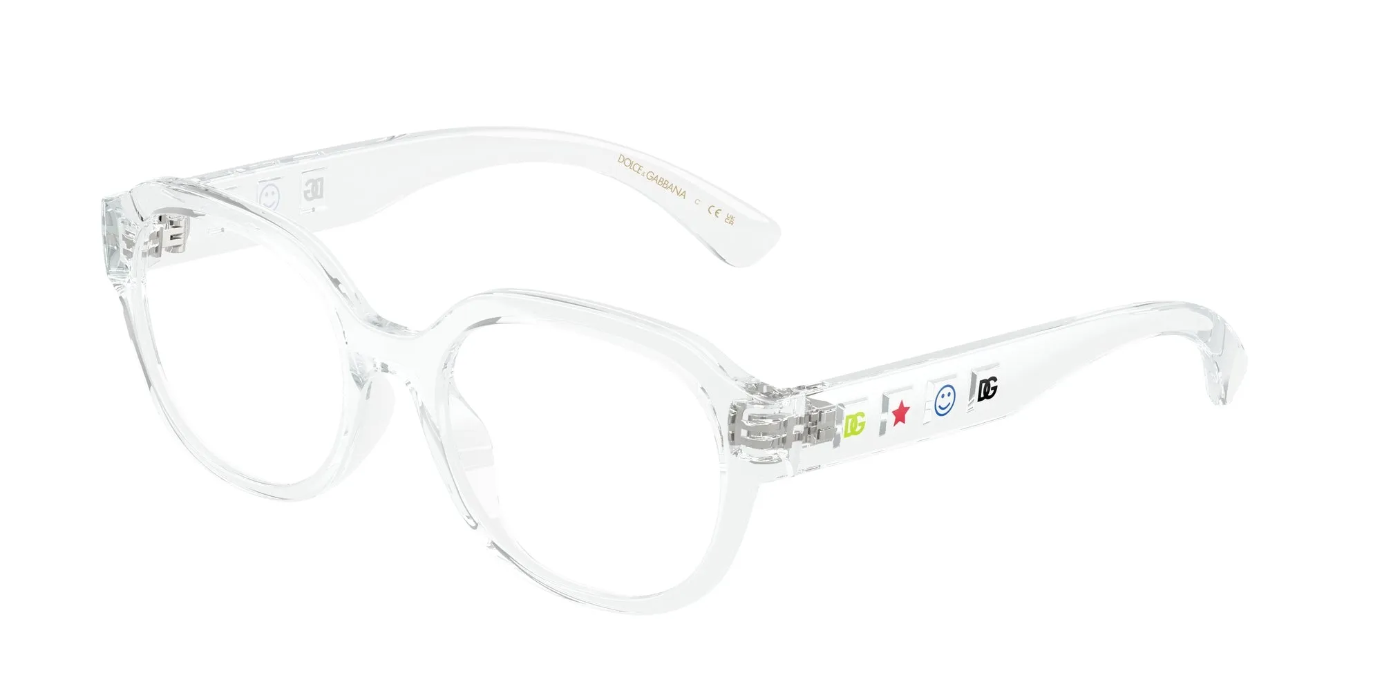 Dolce & Gabbana DX5004U 3133 Montature da vista Iniettato Trasparente Rotonda Normale - immagine 1