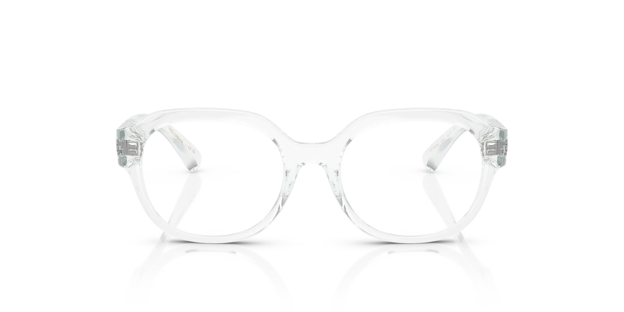 Dolce & Gabbana DX5004U 3133 Montature da vista Iniettato Trasparente Rotonda Normale - immagine 3
