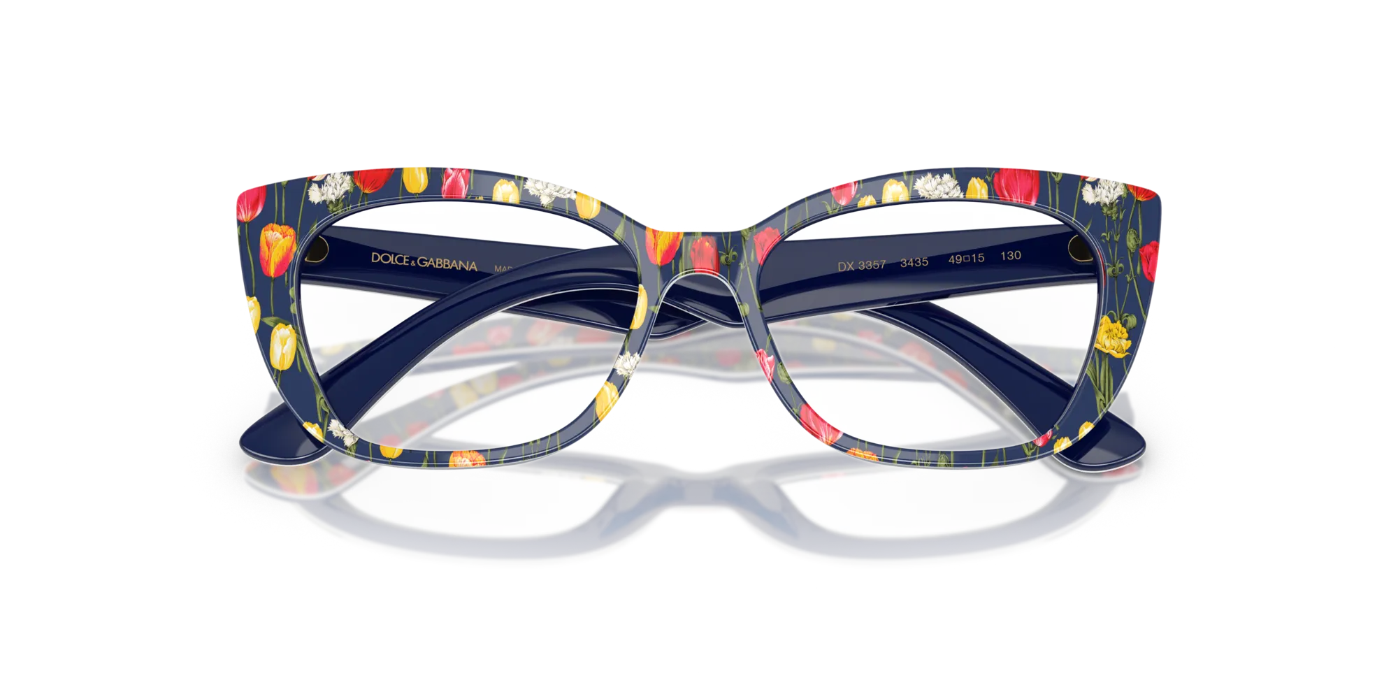 Dolce & Gabbana DX3357 3435 Montature da vista bambino Acetato Blu Cat Eye Normale - immagine 2