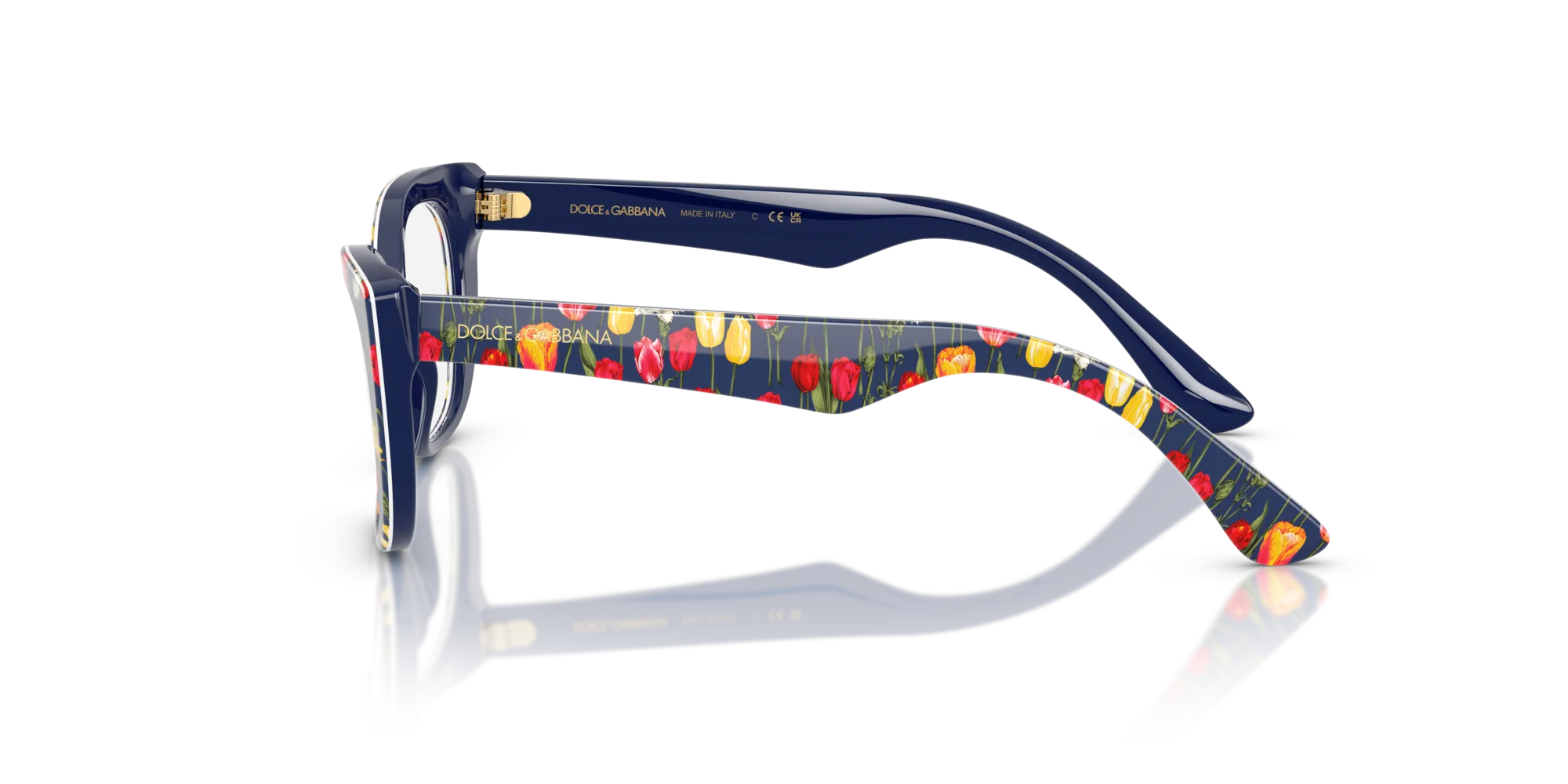 Dolce & Gabbana DX3357 3435 Montature da vista bambino Acetato Blu Cat Eye Normale - immagine 4