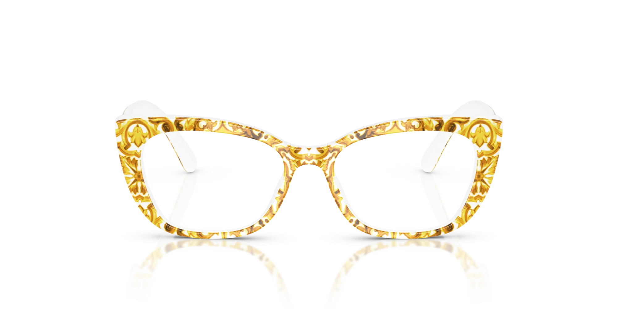 Dolce & Gabbana DX3357 3434 Montature da vista Acetato Giallo Cat Eye Normale - immagine 3