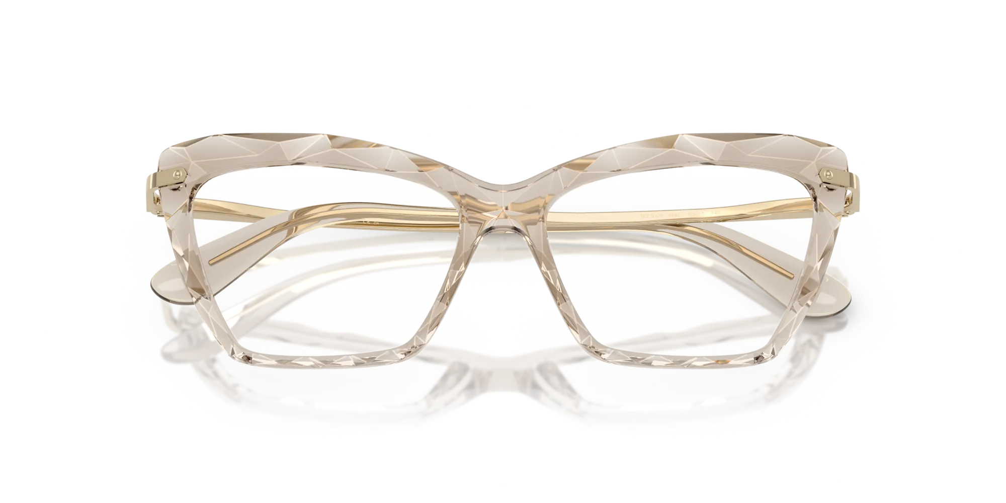 Dolce & Gabbana DG5025 3432 Montature da vista Nylon Marrone Cat Eye Normale - immagine 2